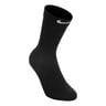 Fast Midweight Crew Calcetines Para Correr-Negro,Gris
