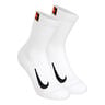 Court Multiplier Cushioned Calcetines De Tenis Pack De 2-Blanco,Negro