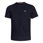 Ropa Fila Fila Logo Small Camiseta De Manga Corta Hombres-Azul Oscuro