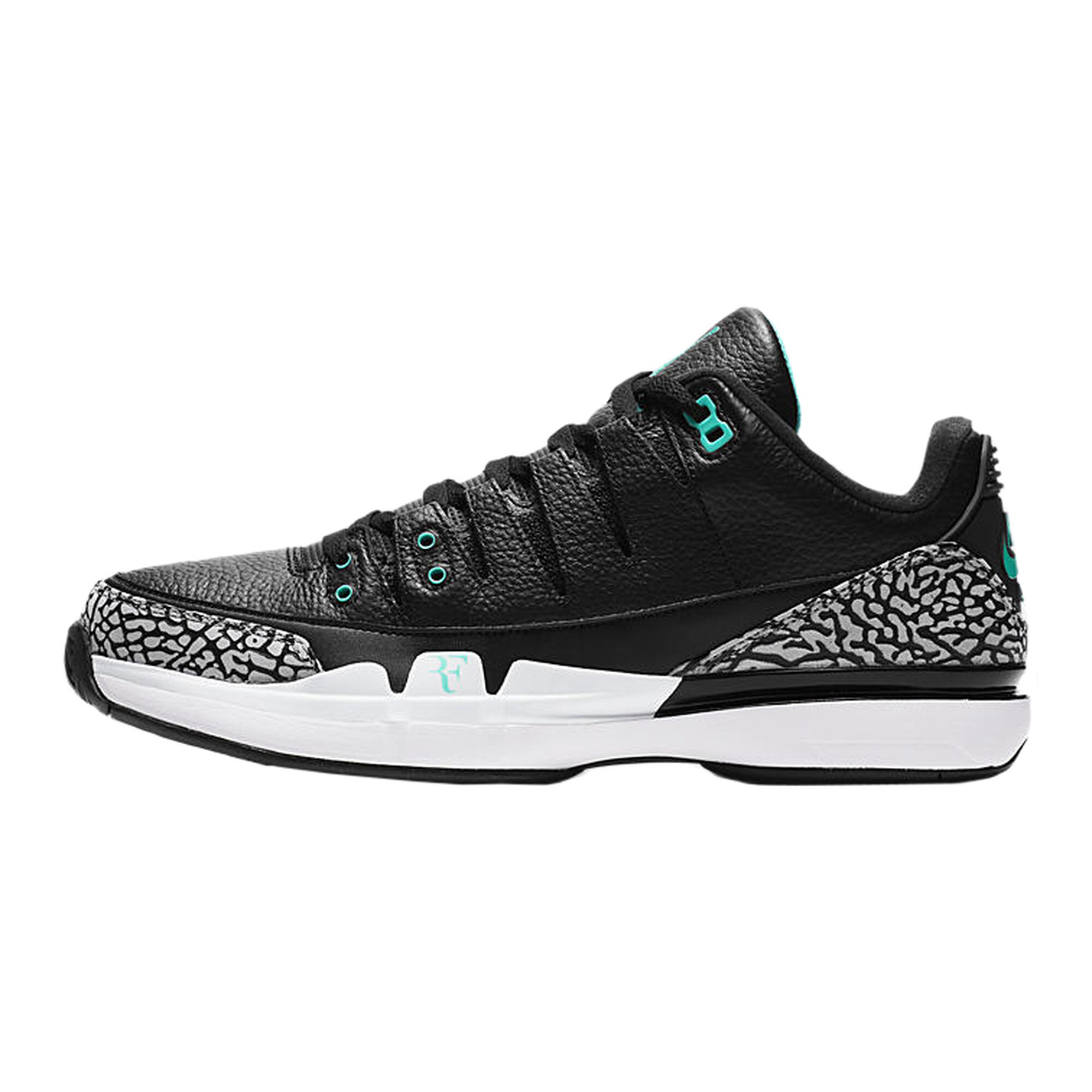 Nike Roger Federer Zoom Vapor Air 3 Zapatilla Todas Las Superficies Hombres - Negro, Blanco compra online | Tennis-Point