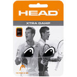 Accesorios para raquetas HEAD HEAD Xtra Damp Pack Antivibradores Pack De 2-Negro