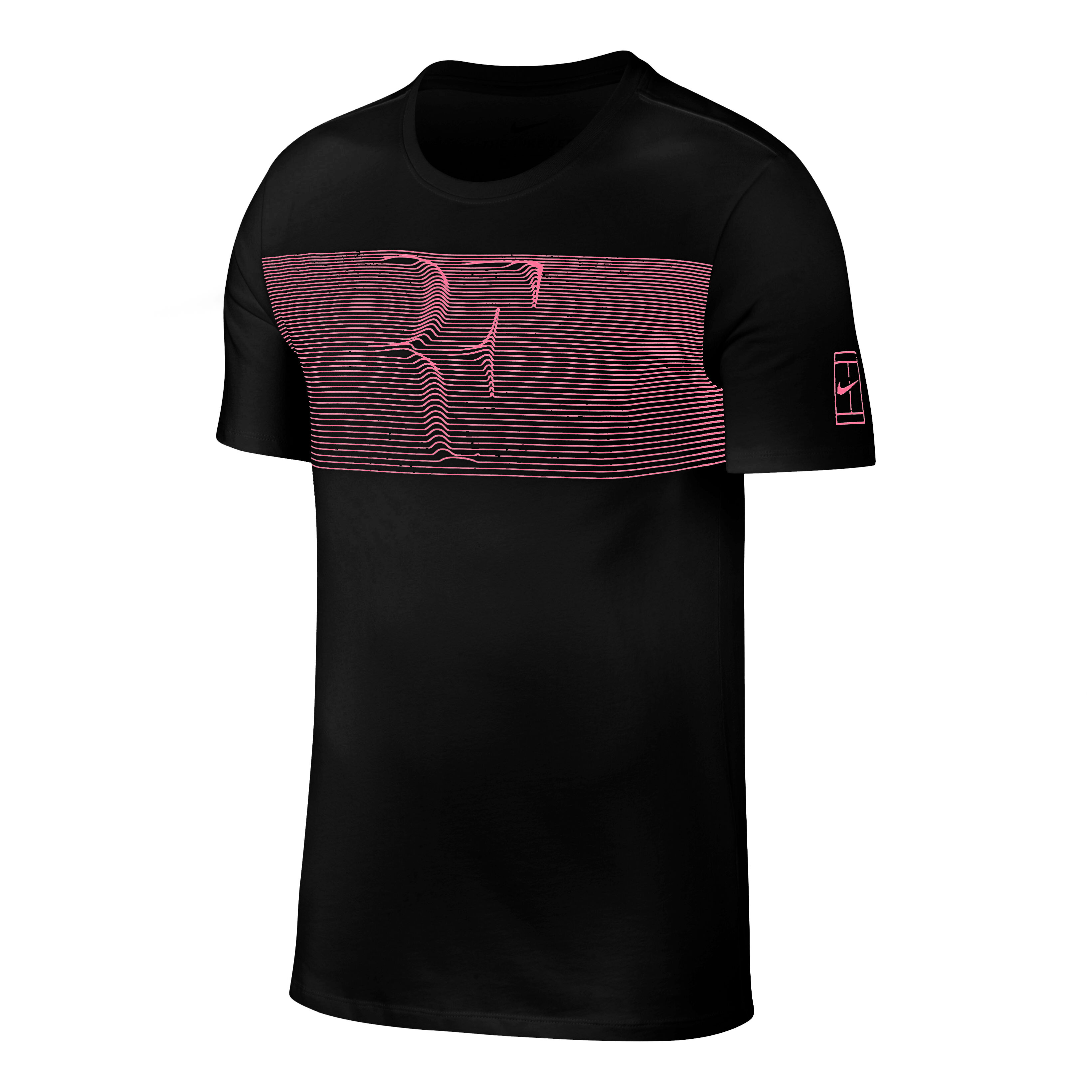 Buy Nike Roger Federer Camiseta De Manga Corta Hombres Negro
