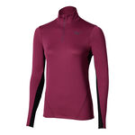 Ropa Mizuno Mizuno Tech Thermal Charge Half Zip Camiseta De Running Mujeres-Lila
