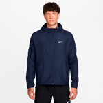Ropa Nike Nike Miler Chaqueta para correr Hombres - azul oscuro, plateado