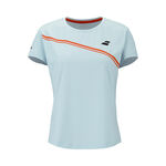 Ropa de tenis Babolat Babolat Play Camiseta de manga corta Chicas-azul claro