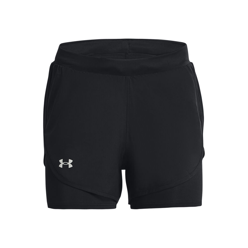 Under Armour Fly By Elite 2in1 Shorts Mujeres - Negro