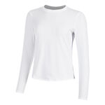 Ropa Lucky in Love Lucky in Love Chic Streak Long Sleeve Camiseta De Manga Larga Mujeres-Blanco