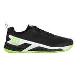 Zapatillas de tenis Wilson Wilson Rush Pro 4.5 Zapatilla Tierra Batida Hombres-Negro,Verde Claro