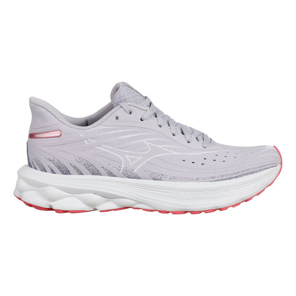 Mizuno Wave Skyrise 6 Zapatilla Neutral Mujeres - Lila, Blanco