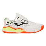 Zapatillas de pádel Joma Joma Spin Zapatilla De Pádel Hombres-Blanco,Naranja