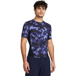 Ropa Under Armour Under Armour Heatgear Printed Camiseta De Manga Corta Hombres-Lila