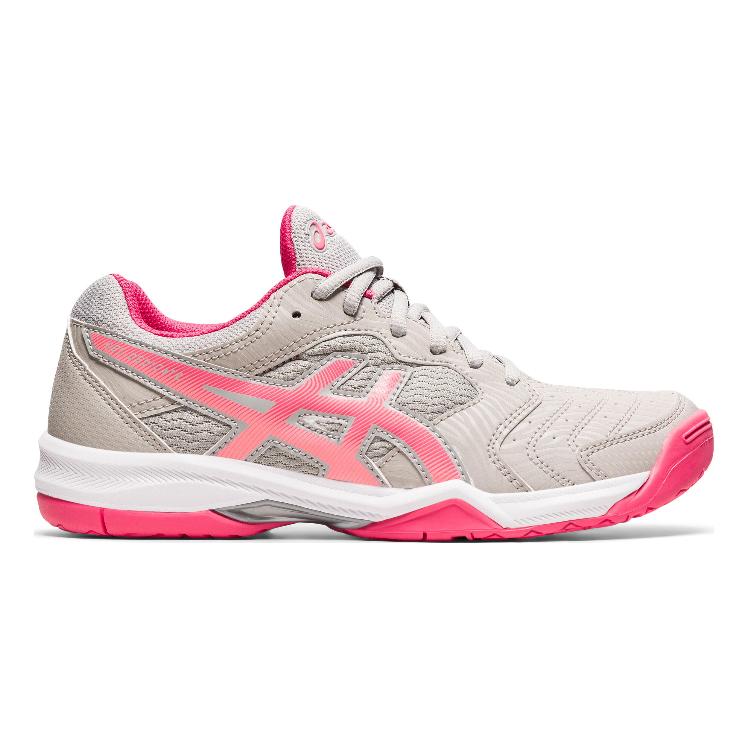 Asics gris y rosa outlet