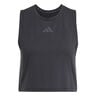Power 3 Stripes Boxy Camiseta De Tirantes Mujeres-Negro