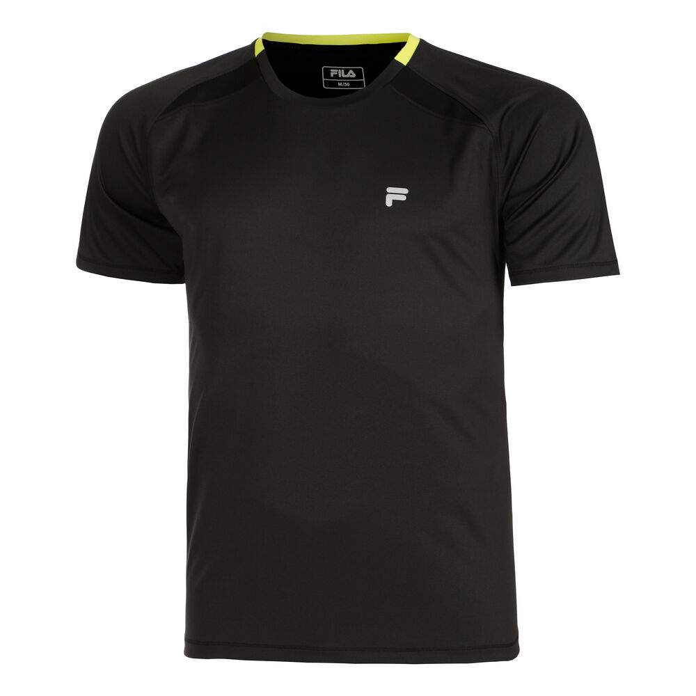 Fila Cassian Camiseta De Manga Corta Hombres - Negro