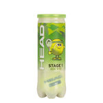 Pelotas de tenis HEAD HEAD (Stage 1 Green Bote de 3 pelotas 