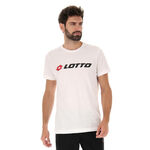 Lotto Lotto MSC II Logo Camiseta de manga corta Hombres - blanco, azul oscuro