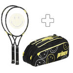 Pack Raqueta + Raquetero Prince Prince Beast 100 (280g) Smiley Edt.