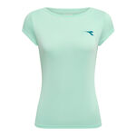 Ropa de tenis Diadora Diadora Court Camiseta de manga corta Mujeres-verde