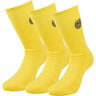 Matayo Crew Tech Calcetines Deporte Pack De 3 Hombres-Amarillo,Negro