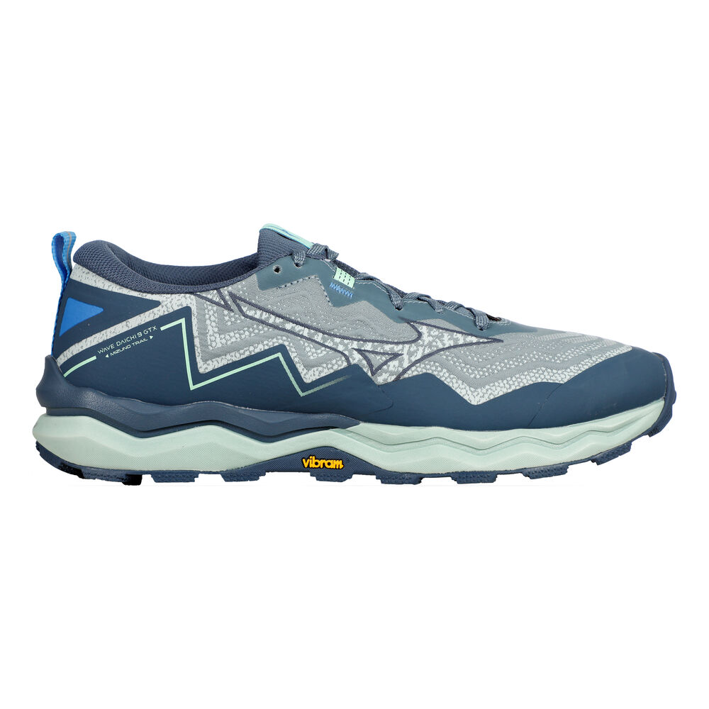 Mizuno Wave Daichi 9 GTX Zapatilla Trail Hombres - Color Petróleo, Mint