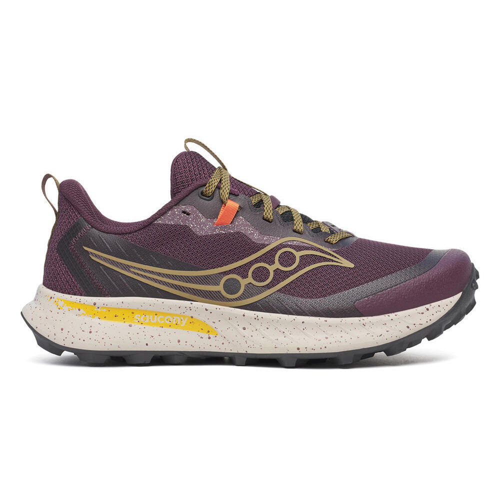 Saucony Peregrine 15 Zapatilla Trail Hombres - Lila, Caramelo