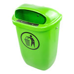 Accesorios de pista Tegra Tegra Abfallbehälter Papelera-Verde