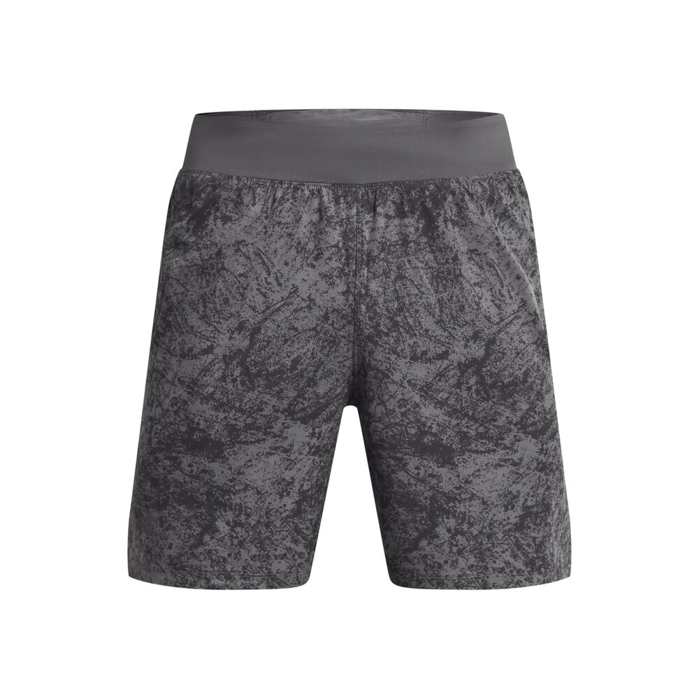 Under Armour Launch Pro 7in Printed Pantalones Cortos Hombres - Gris, Verde