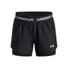 Tech Play Up 2in1 Shorts Chicas-Negro,Blanco