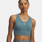 Ropa Under Armour Under Armour Vanisheamle Mid Sujetador deportivo Mujeres - azul, 