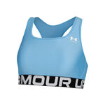 Ropa Under Armour Under Armour Authentics Mid Branded Sujetador Deportivo Mujeres-Azul