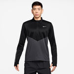 Ropa Nike Nike Pacer Winterized Half-Zip Camiseta de running Hombres - antracita, negro
