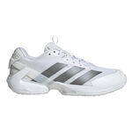 Zapatillas de tenis adidas adidas adizero Ubersonic 5 Zapatilla para hierba Mujeres-blanco, plateado