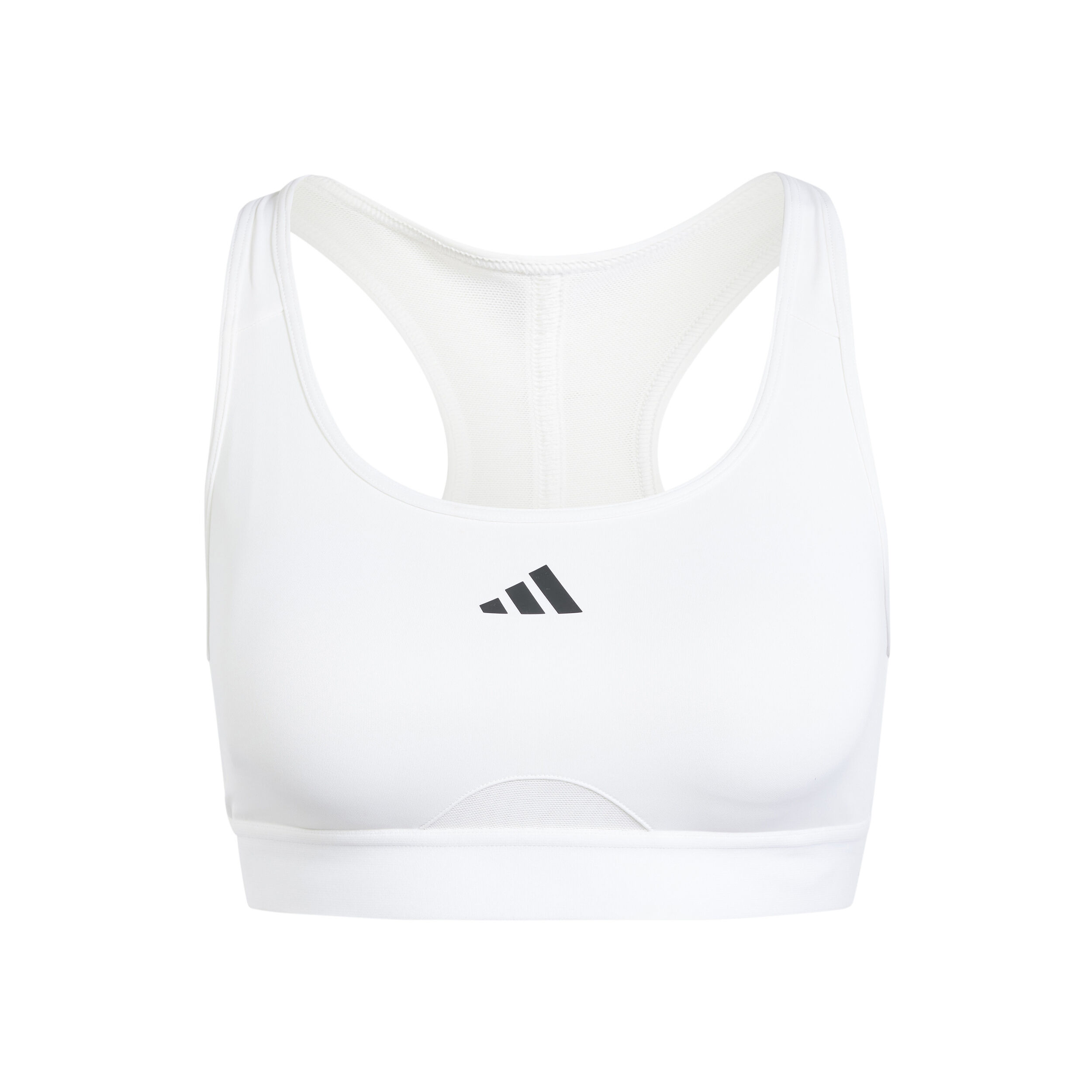 Buy adidas Power Racer Medium 3 Stripes Sujetador Deportivo Mujeres Blanco online Tennis Point ES