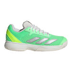 Zapatillas de tenis adidas adidas Courtflash Zapatilla todas las superficies Ni&ntilde;os-verde, plateado