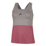 Ropa HEAD HEAD Play Tech Camiseta De Tirantes Mujeres-Rosa,Blanco