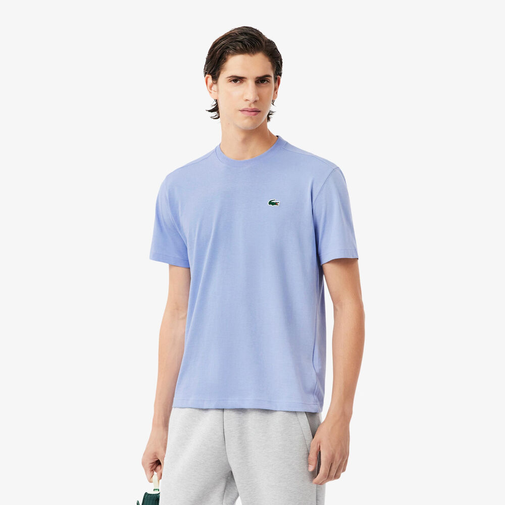 Lacoste Camiseta De Manga Corta Hombres-Morado