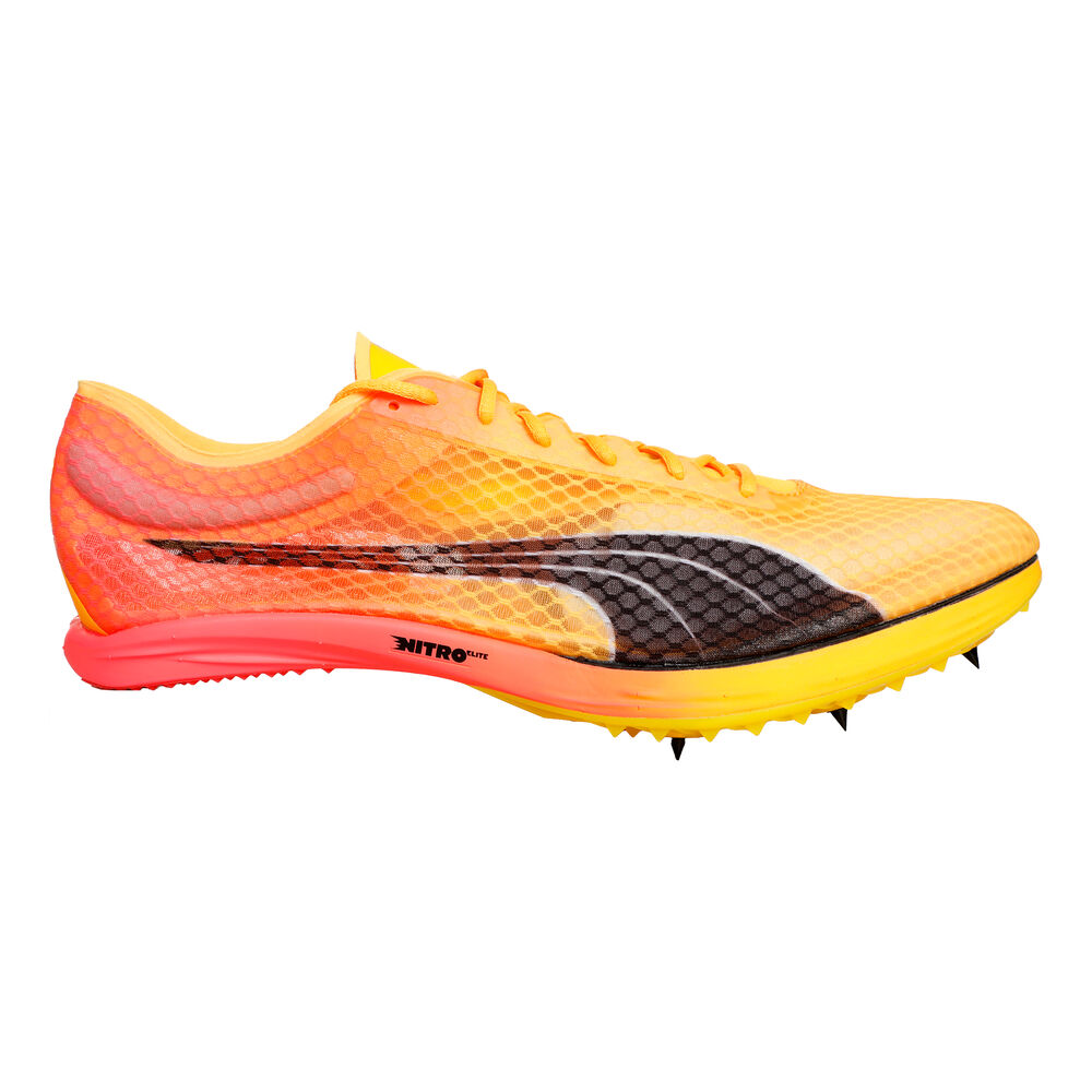 Puma EvoSPEED Distance Nitro Elite+ 2 Spikes - Amarillo, Naranja