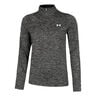 Tech Half-Zip Twist Camiseta De Manga Larga Mujeres-Negro