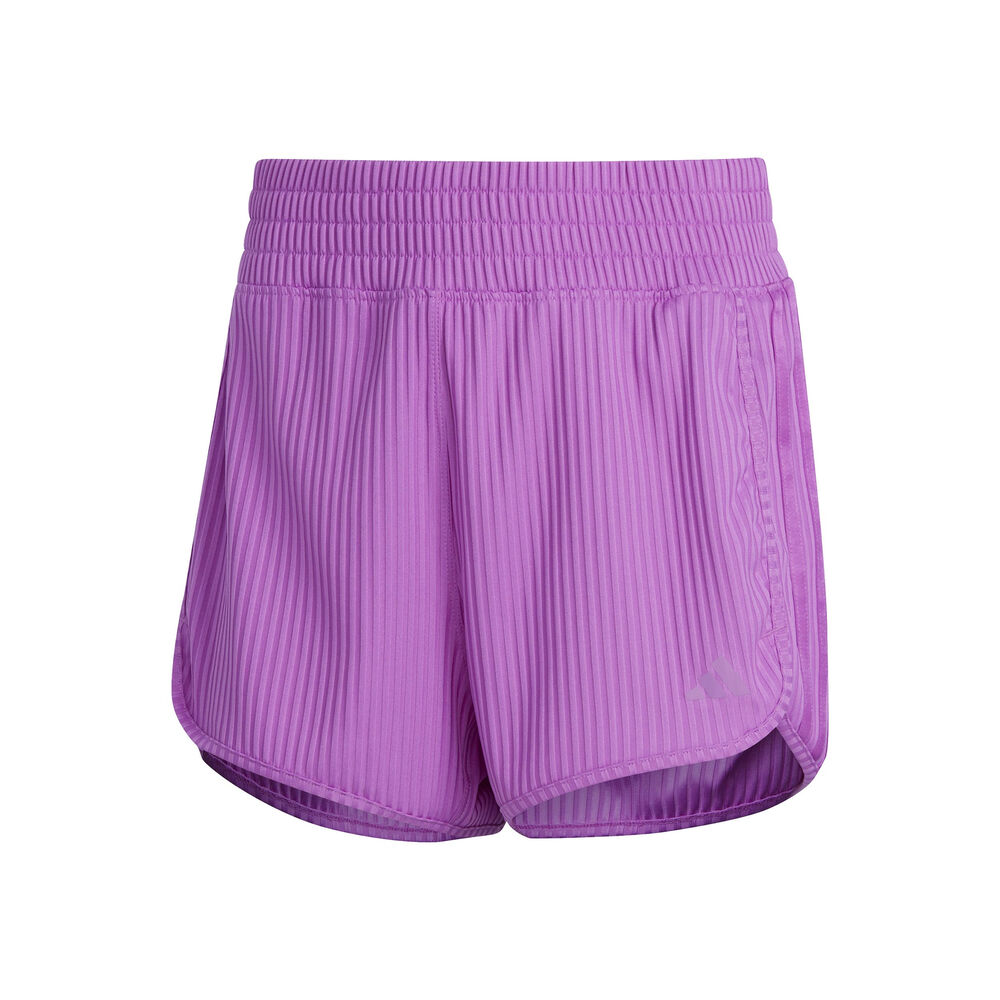adidas Pacer Rib Shorts Mujeres-Berry
