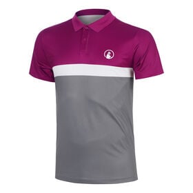 Imagen de Crush Tournament Block Polo Hombres - berry, blanco