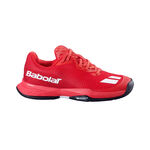 Zapatillas de tenis Babolat Babolat Jet Mach 3 Zapatilla todas las superficies Ni&ntilde;os - rojo, blanco