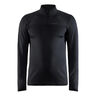 Core Gain Midlayer Camiseta De Running Hombres-Negro