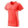 Power Seamless Camiseta De Manga Corta Mujeres-Coral