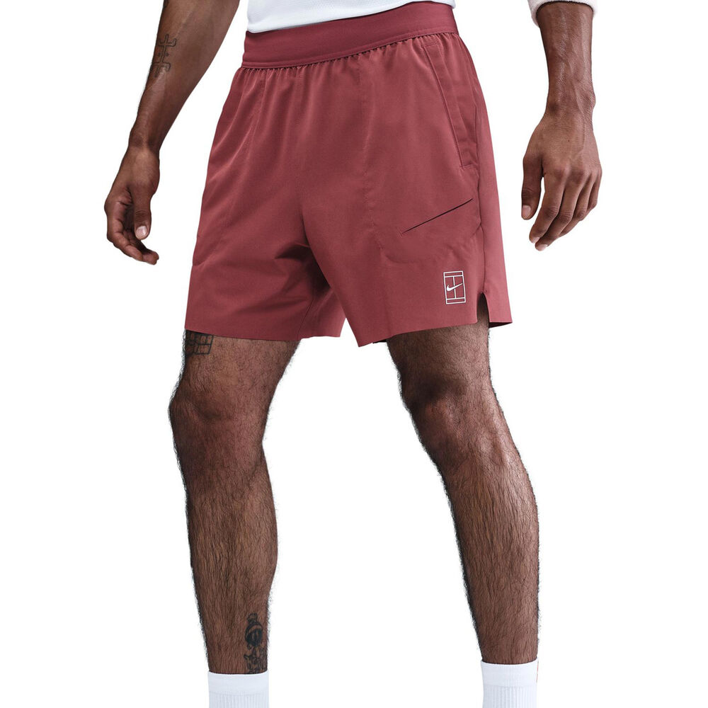 Nike Court Dri-Fit Advantage 6in Shorts Hombres-Óxido