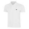 Ribbed Collar Polo Hombres - blanco