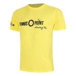 Ropa Tennis-Point Tennis-Point Team Yellow Camiseta De Manga Corta Hombres-Amarillo