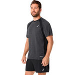 Ropa ASICS ASICS Road Camiseta de running Hombres-negro