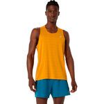 Ropa ASICS ASICS Road Camiseta de running Hombres-amarillo