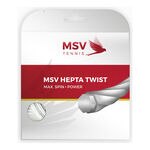 Cordajes De Tenis MSV Hepta - Twist 12m weiß