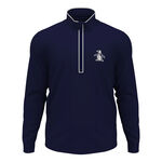 Ropa Original Penguin Original Penguin 1/4 Zip Technical Chaqueta De Entrenamiento Hombres-Azul Oscuro